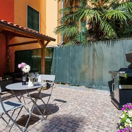 Nye Milan-mico-fiera Life-de Montel Terme-san Siro-ippodromo-allianz Cloud-cozy Flat With Big Terrace Barbecue شقة